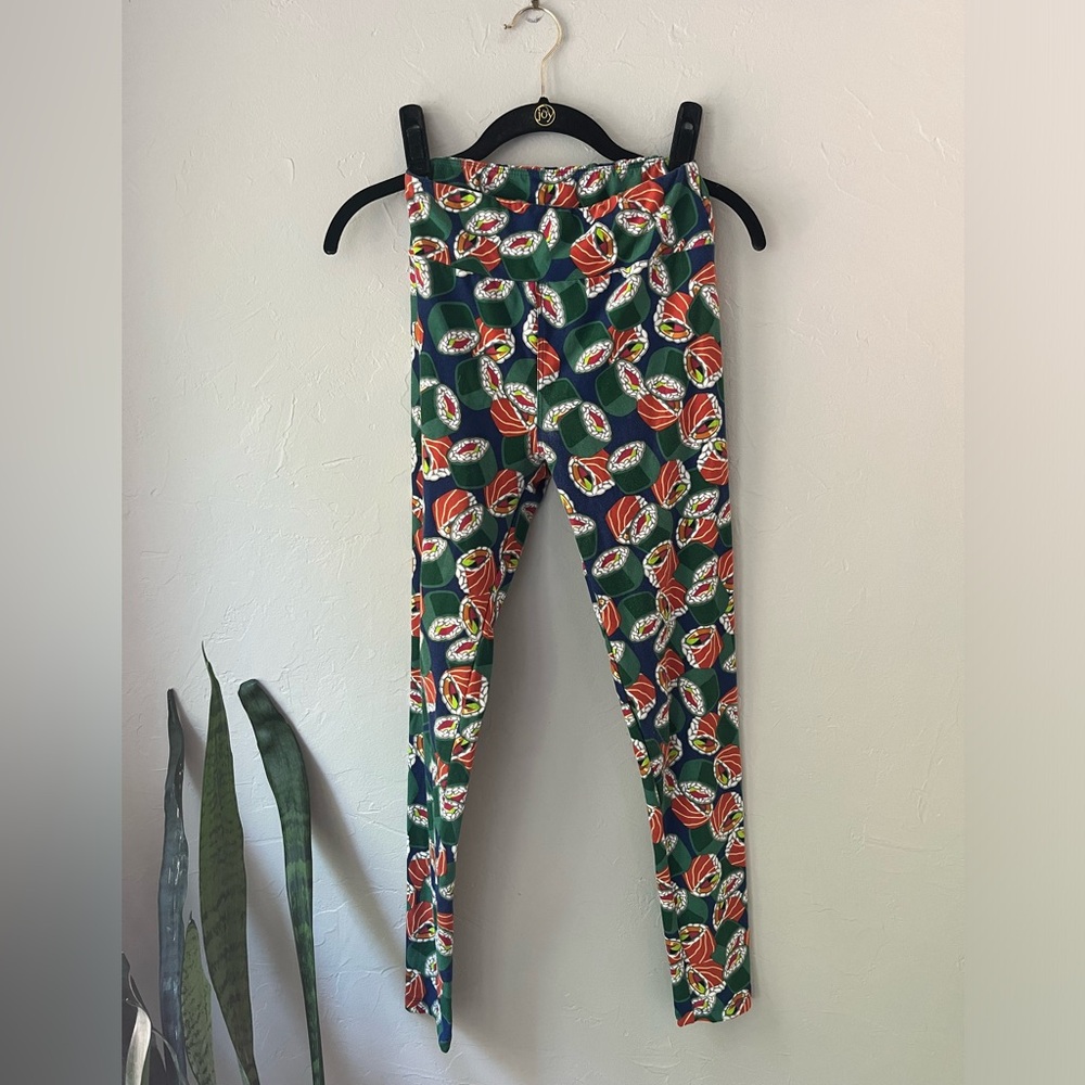 3/$30 LULAROE HTF SUSHI PRINT LEGGINGS ONE SIZE OS